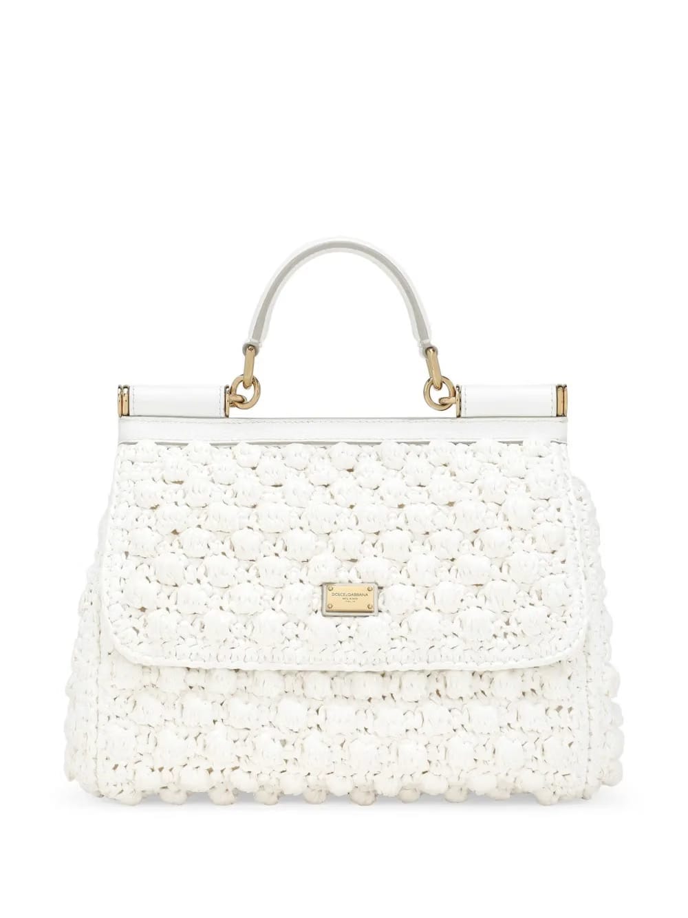 large Sicily interwoven tote bag