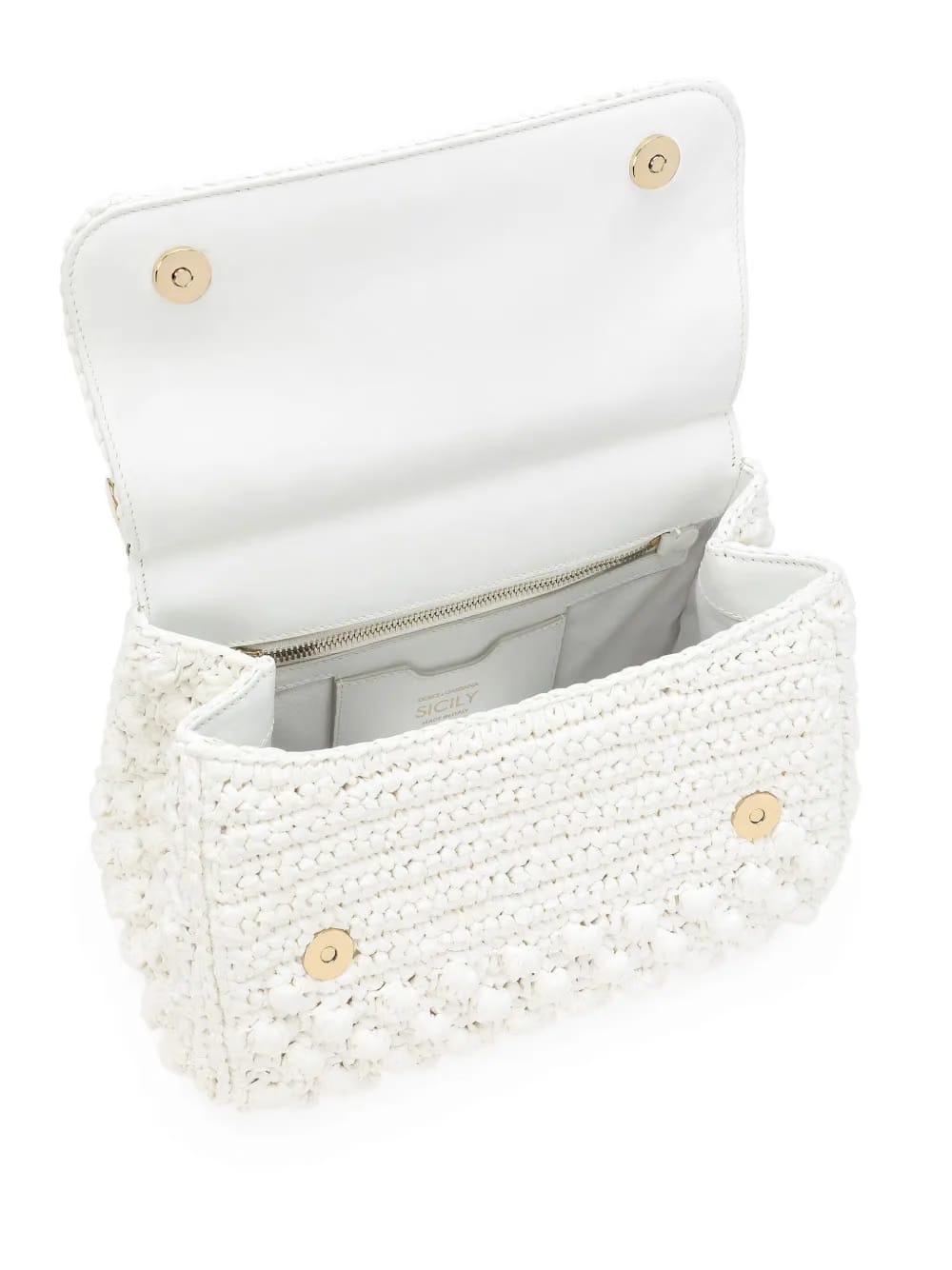 large Sicily interwoven tote bag
