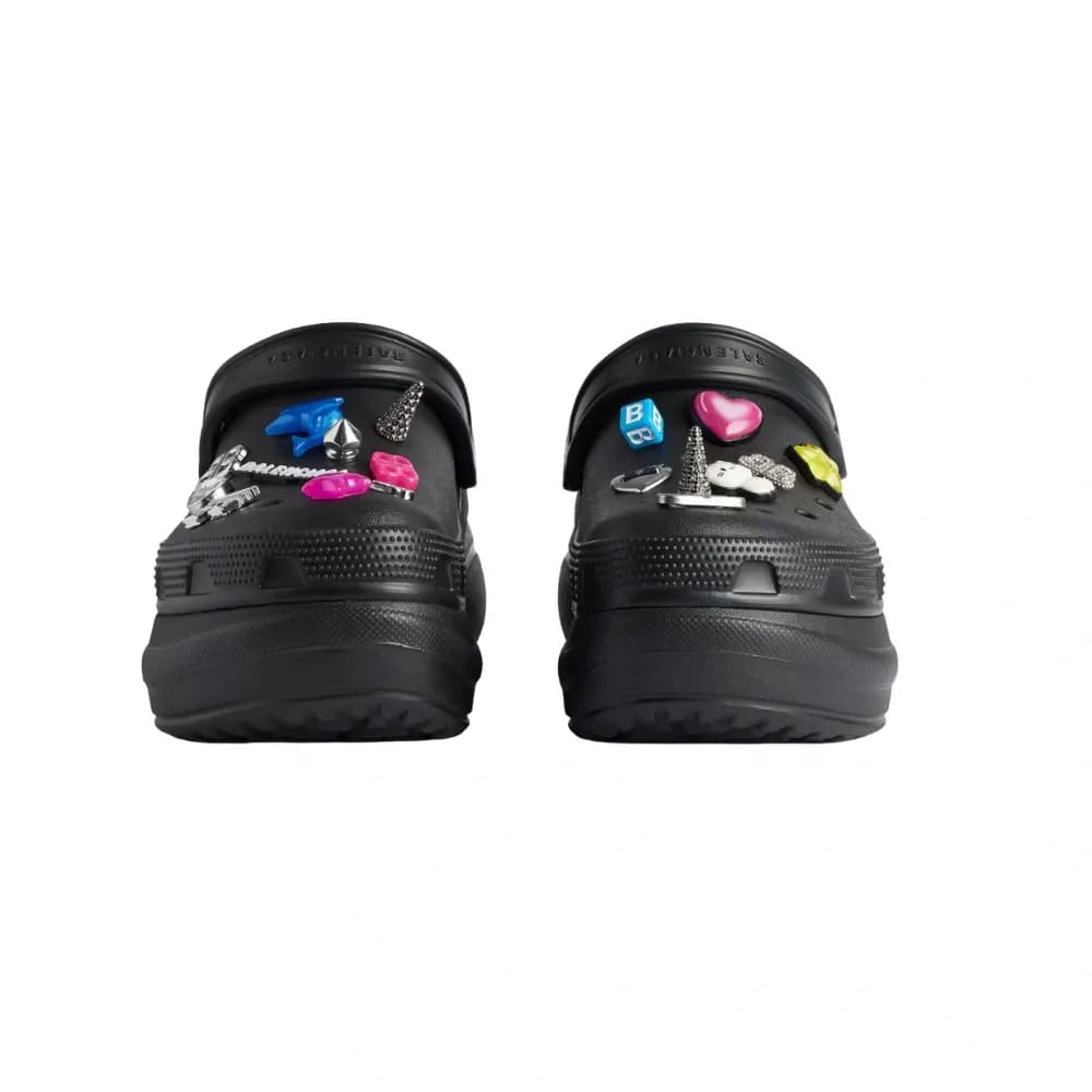 Crocs x Balenciaga Mule Jibbitz 'Black'