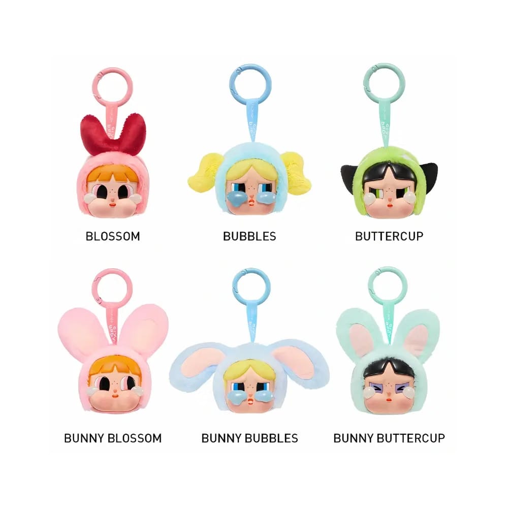 Pop Mart CryBaby x Powerpuff Girls Series Vinyl Face Plush Blind Box