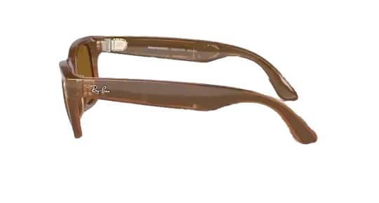 Ray Ban Meta Smart Glasses - Wayfarer 'Shiny Caramel' Lenses - Brown