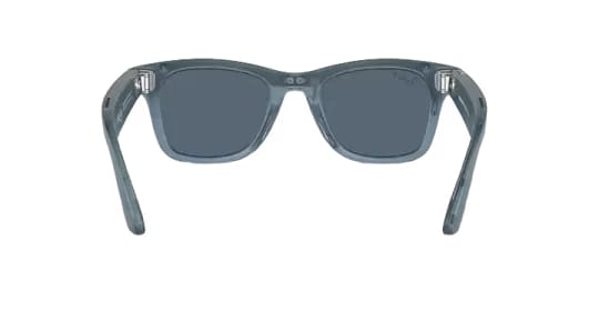 Ray Ban Meta Smart Glasses - Wayfarer Matte Jeans Lenses- Dusty Blue