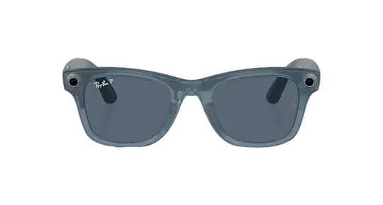Ray Ban Meta Smart Glasses - Wayfarer Matte Jeans Lenses- Dusty Blue