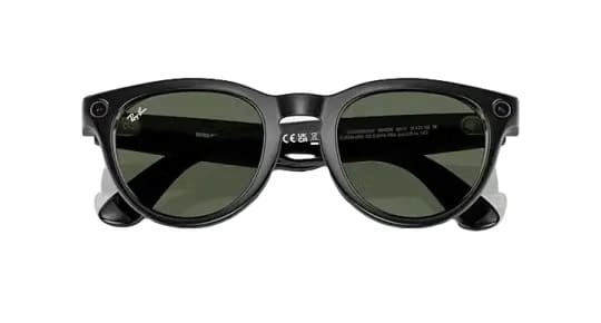 Ray-Ban Meta Low Bridge Fit Headliner 'Shiny Black Lenses G-15 Green'