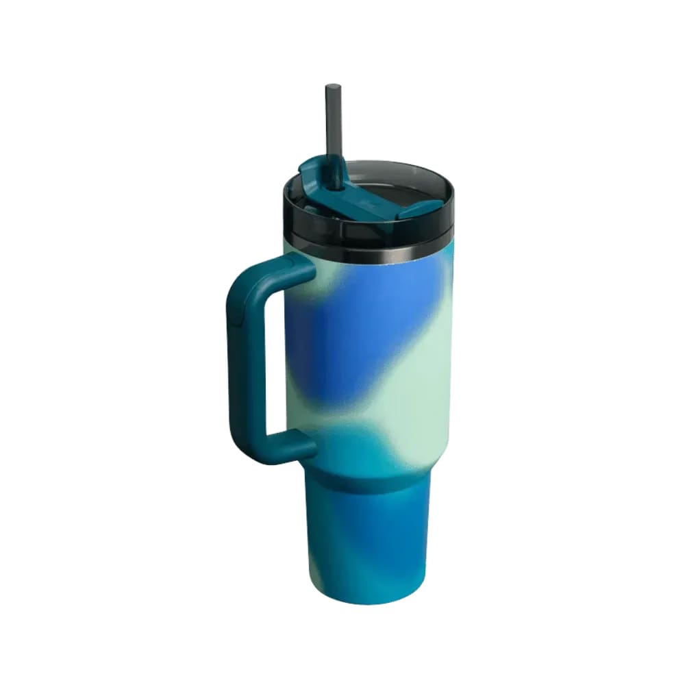 Stanley Quencher H2.0 FlowState Tumbler Coastal Teal Motion