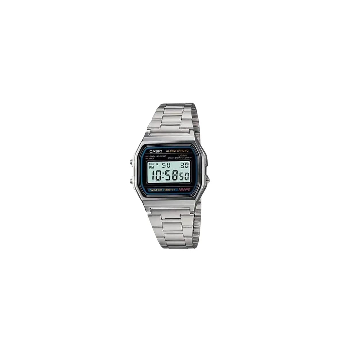 Casio Vintage Silver A158WA-1 Digital Unisex Watch