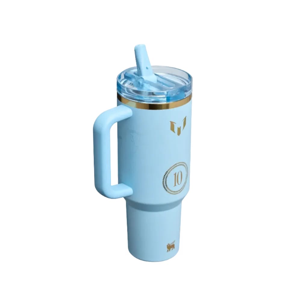 Messi x Stanley 1913 Quencher ProTour Flip Straw Tumbler "Messi Striker Blue"