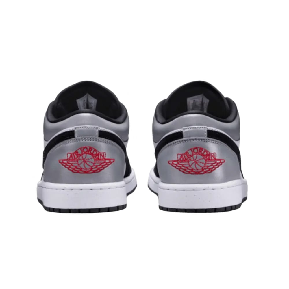 Air Jordan 1 Low Se White Fire Red Black Matte Silver