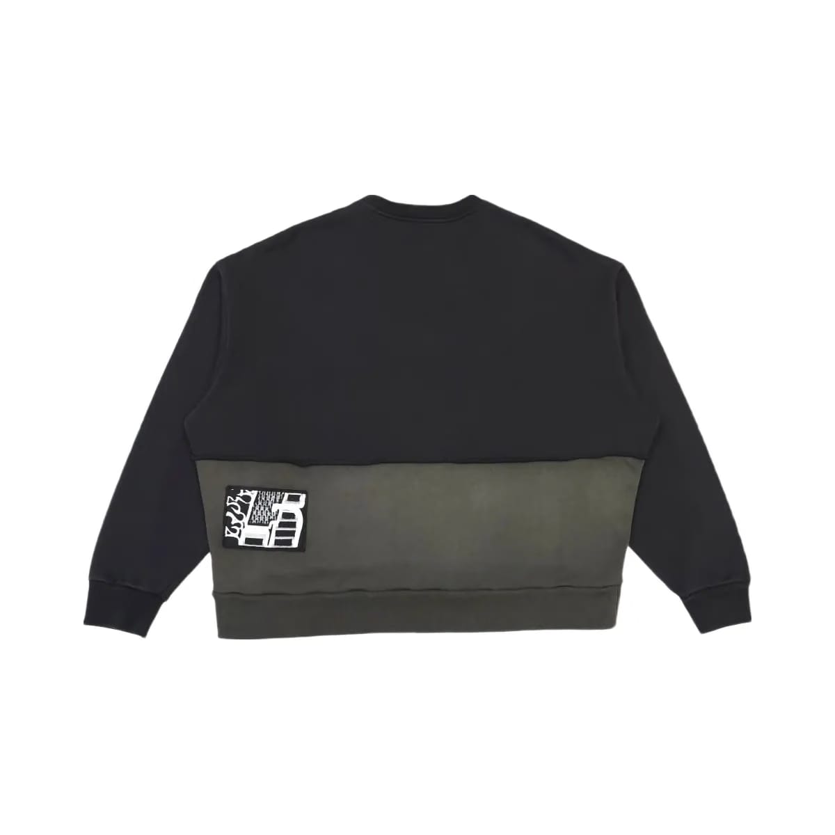 SP5DER Diffused Collegiate Crewneck Black