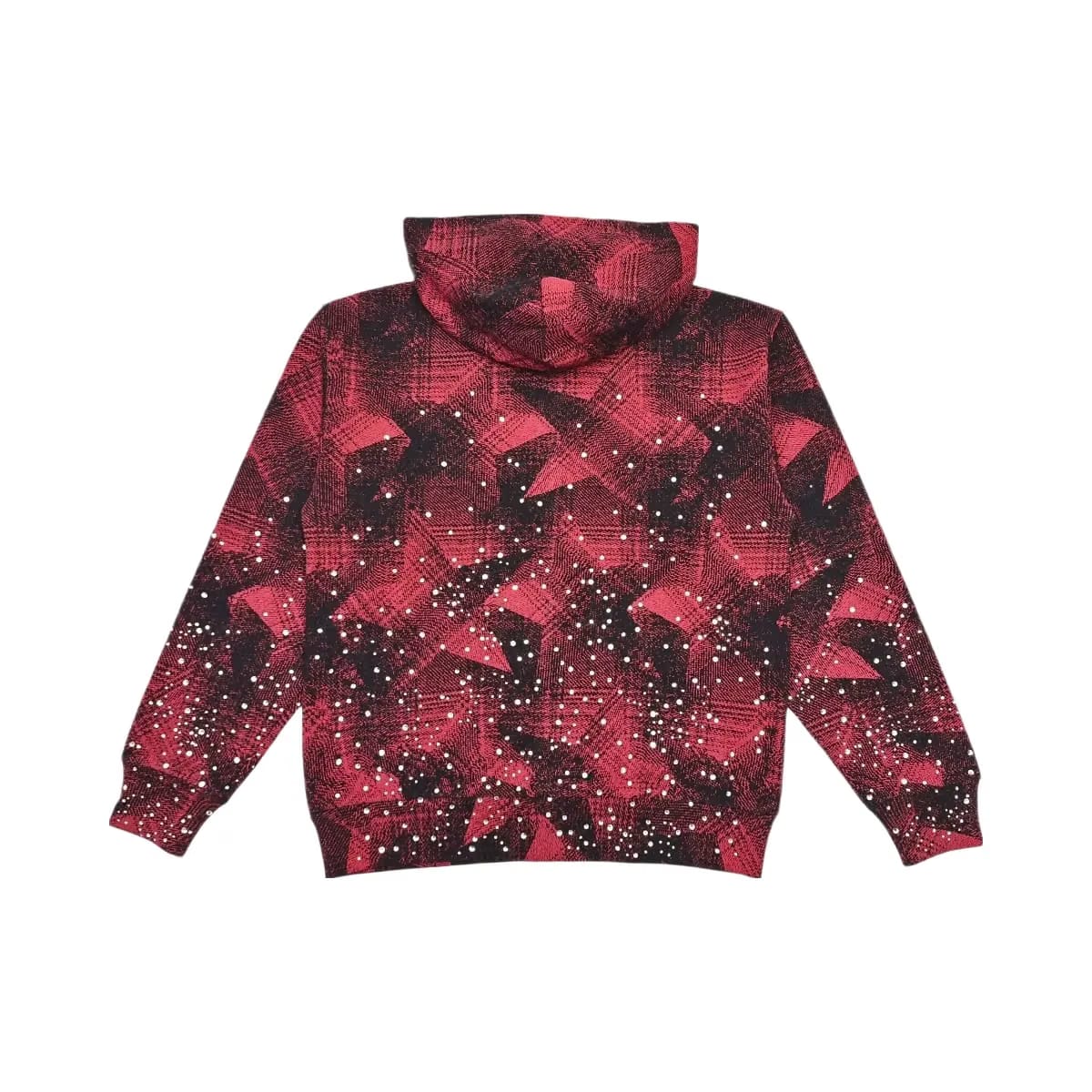 SP5DER Star Plaid Full Zip Hoodie Multicolor