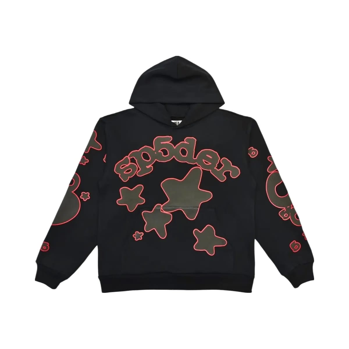 SP5DER Beluga Outline Hoodie Black