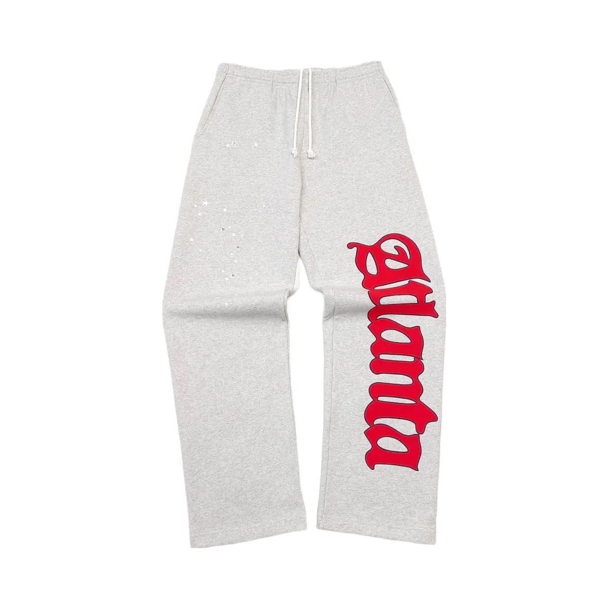 SP5DER Atlanta Wide Leg Sweatpant Heather Grey