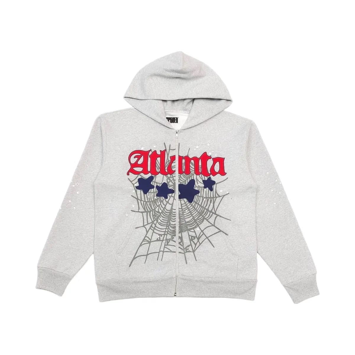 SP5DER Atlanta Full Zip Hoodie Heather Grey