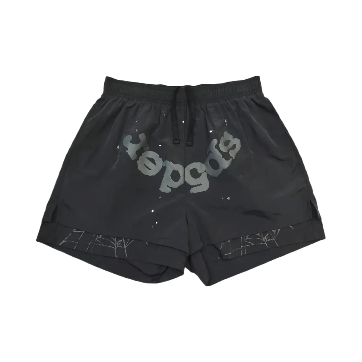 SP5DER Og Web Double Layer Short Black