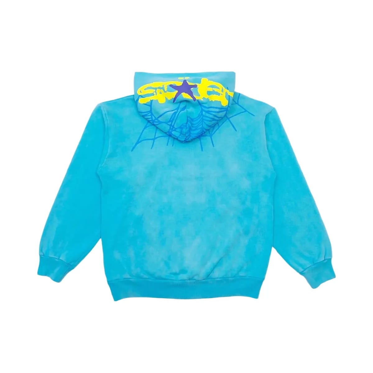 SP5DER Heavy Web Hoodie Cyan
