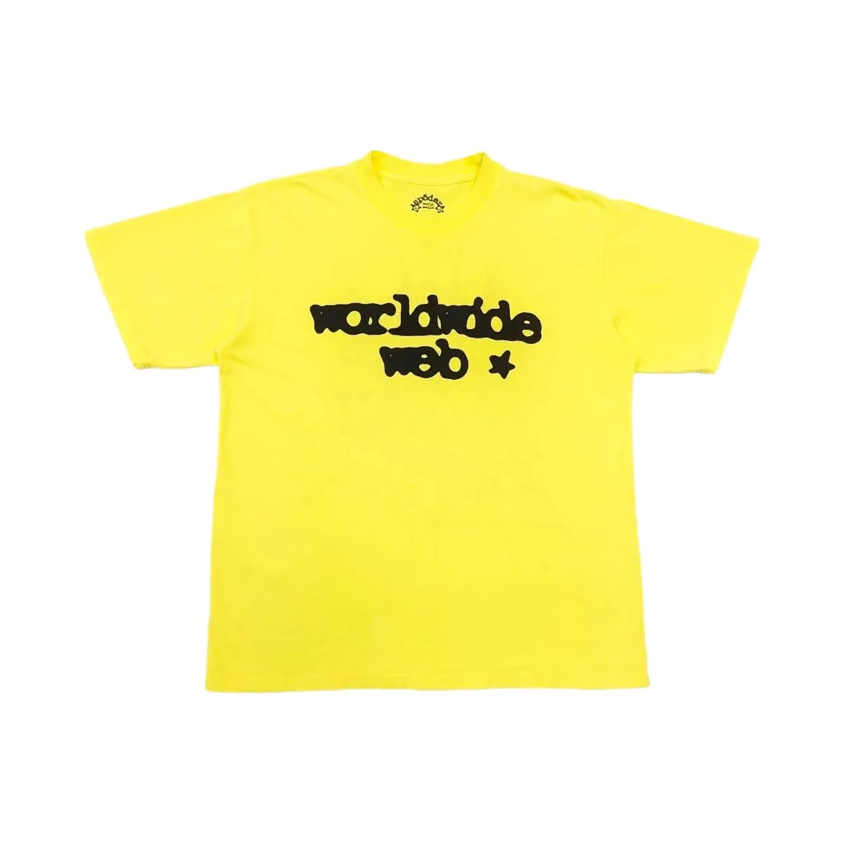 SP5DER Web T-Shirt Yellow Black