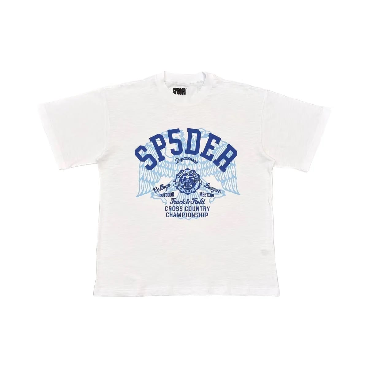 SP5DER Cross Country Slub T-Shirt White