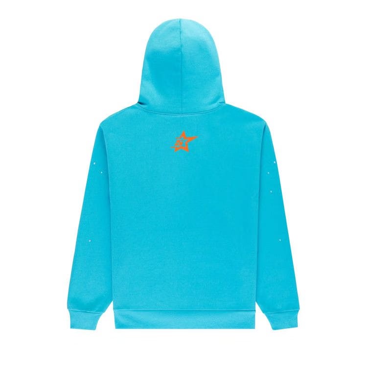 SP5DER Punk V2 Hoodie Cyan