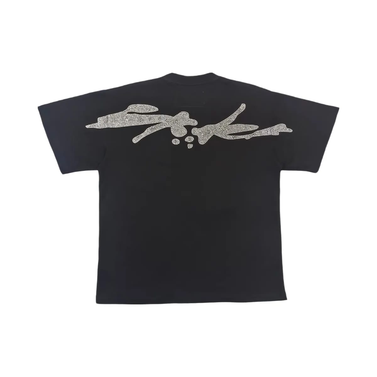 SP5DER Tm Rhinestone T-Shirt Black