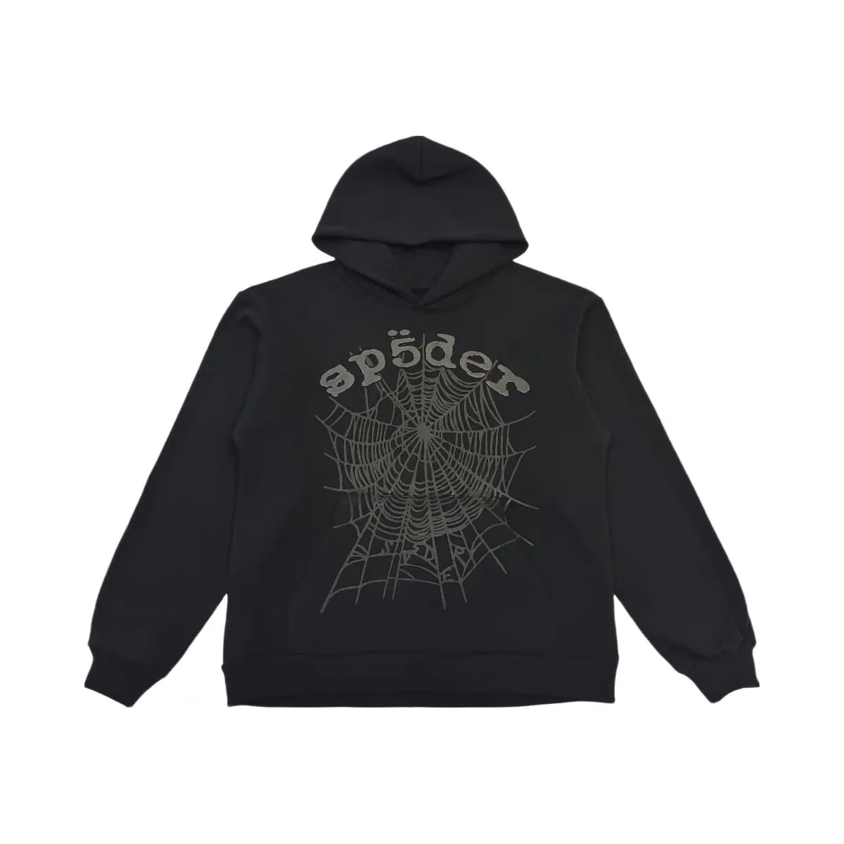 SP5DER Phantom Web Hoodie Black
