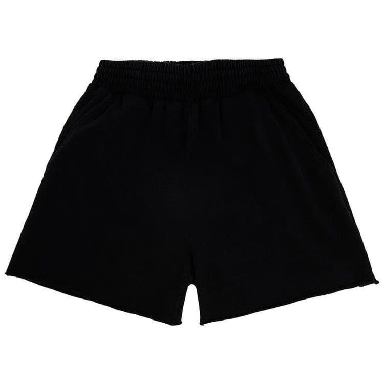 SP5DER Og Logo Embroidered Sweatshort Black