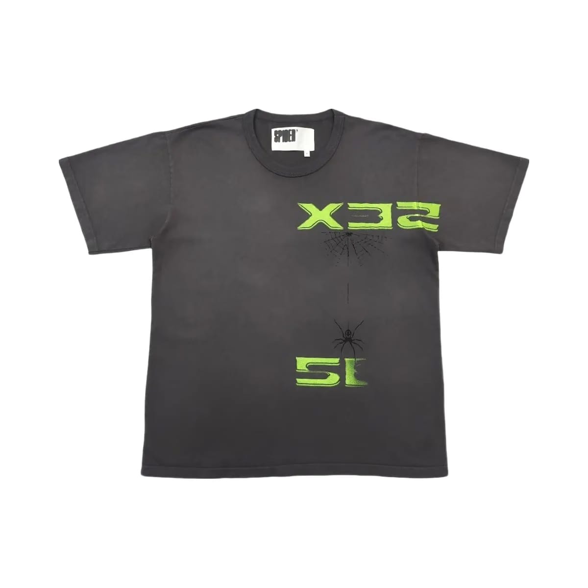 SP5DER 5ex Heavyweight T-Shirt Slate Grey