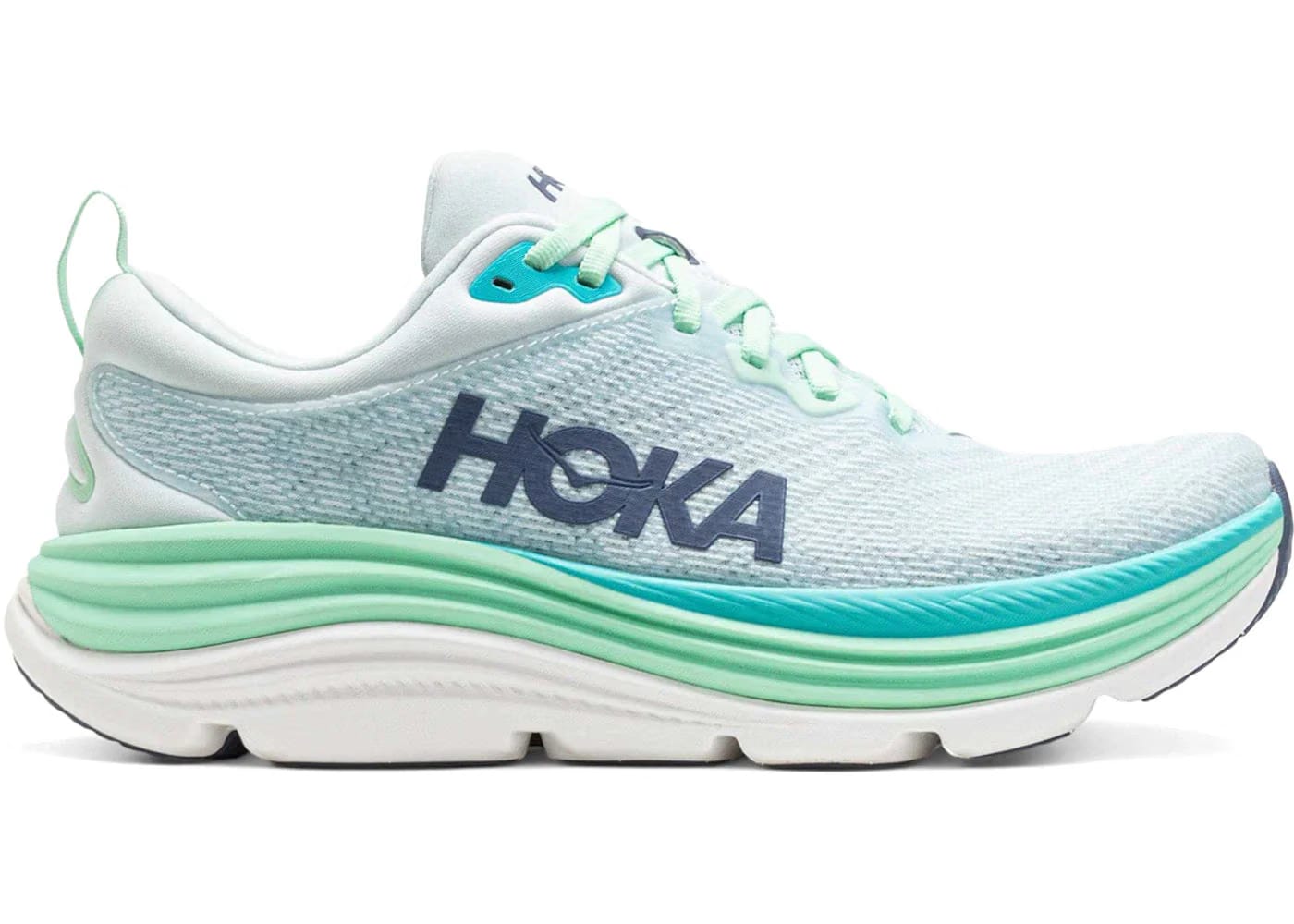 Hoka One One Gaviota 5 Snow Melt Cielo Blue Womens