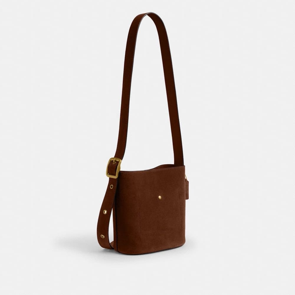 Coach Bleecker Bucket Bag 21 Brass Warm Brown
