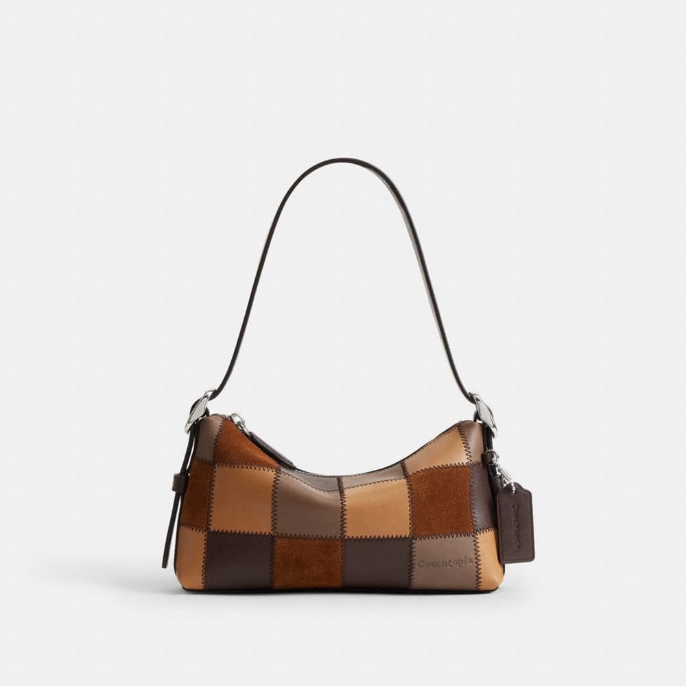 Coach Alter/Ego Small Slouchy Shoulder Bag Tan Multi