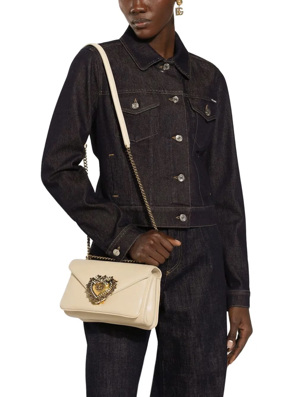 medium Devotion leather crossbody bag