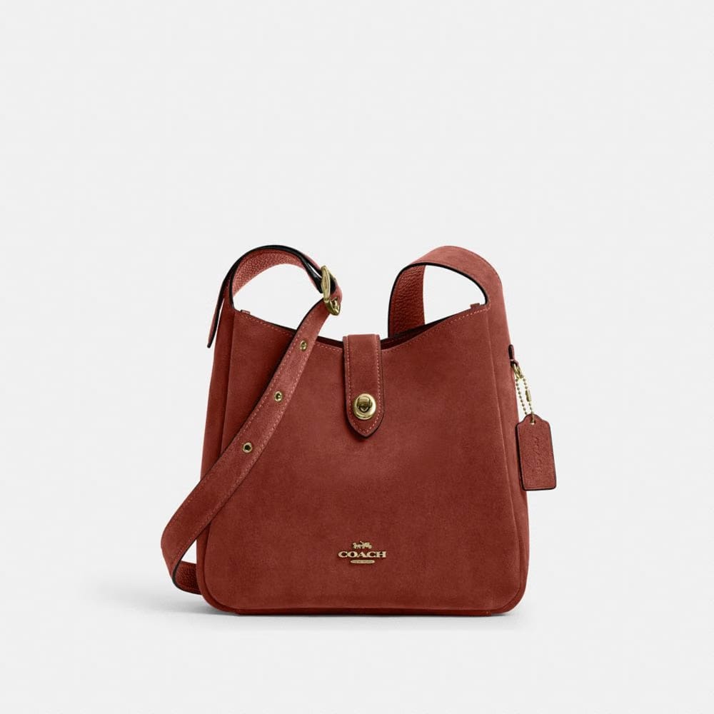 Coach Hadley Convertible Crossbody Bag Gold Clay