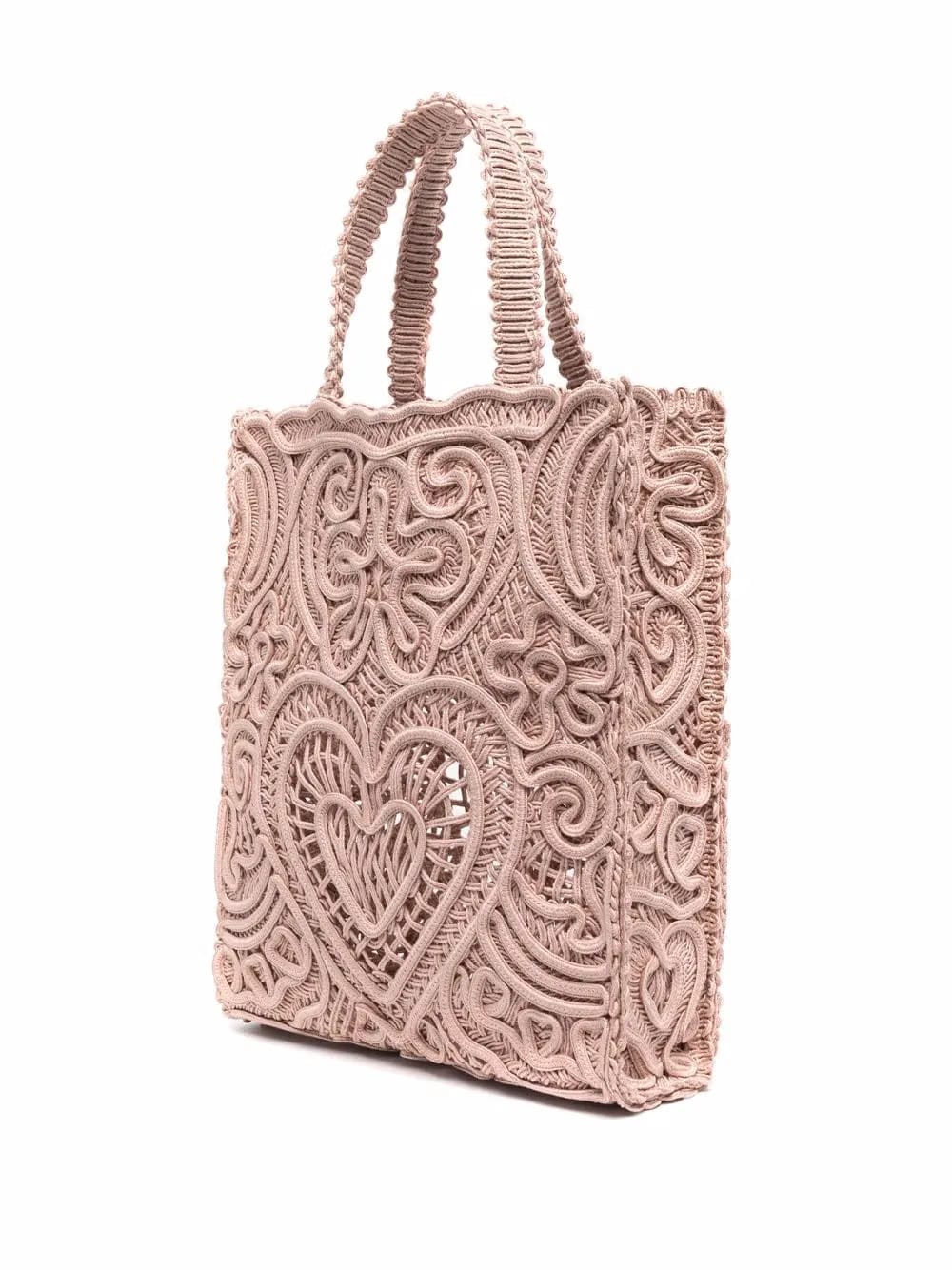 small Beatrice cordonetto-lace tote bag