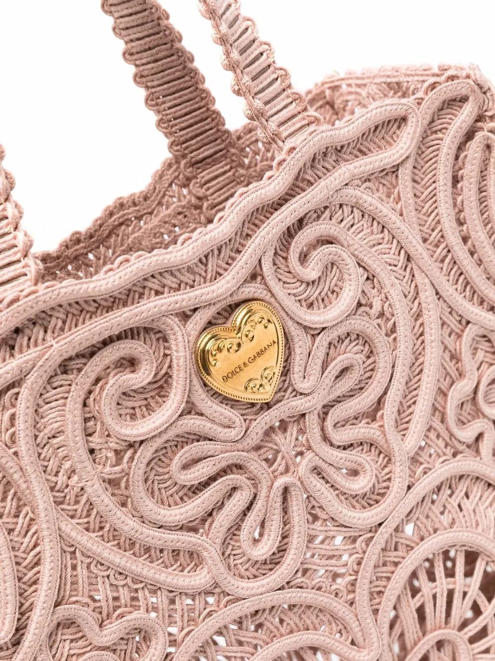 small Beatrice cordonetto-lace tote bag