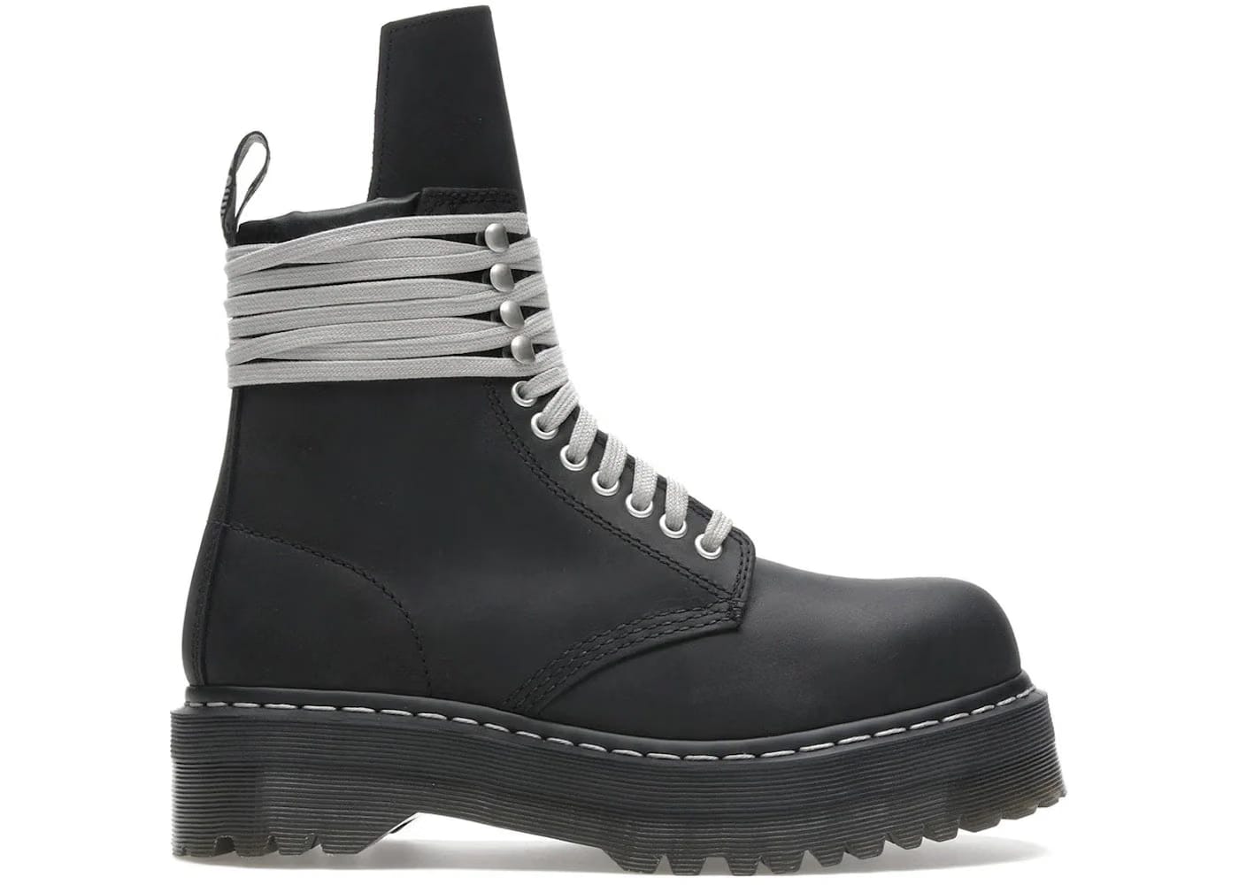 Dr. Martens 1460 Drkshdw Quad Sole Steel Toe Boot Rick Owens Black Womens