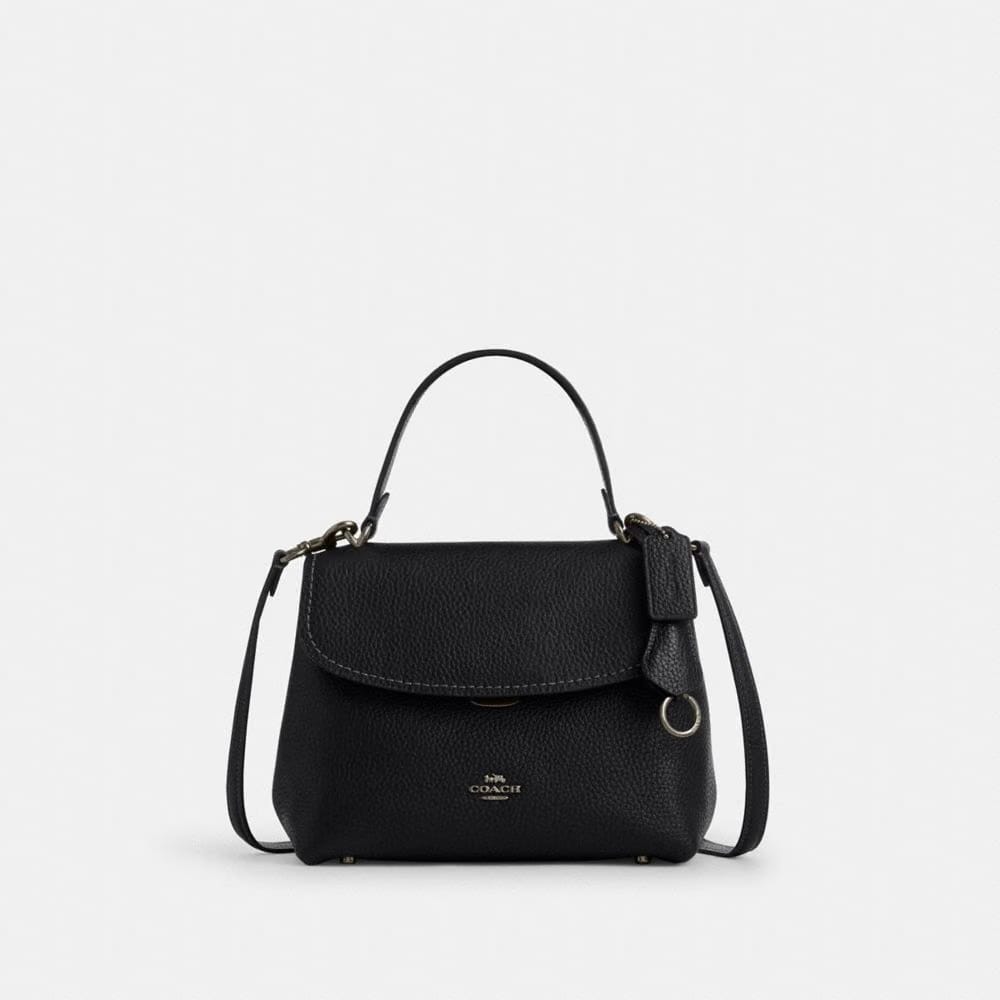 Coach Emory Top Handle Bag Gunmetal Black