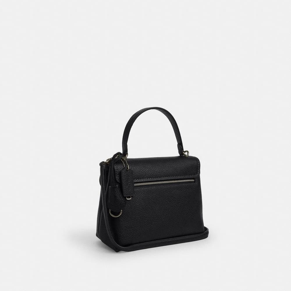 Coach Emory Top Handle Bag Gunmetal Black
