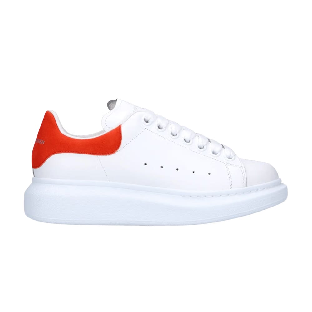 Alexander McQueen Wmns Oversized Sneaker 'White Acrylic Orange'