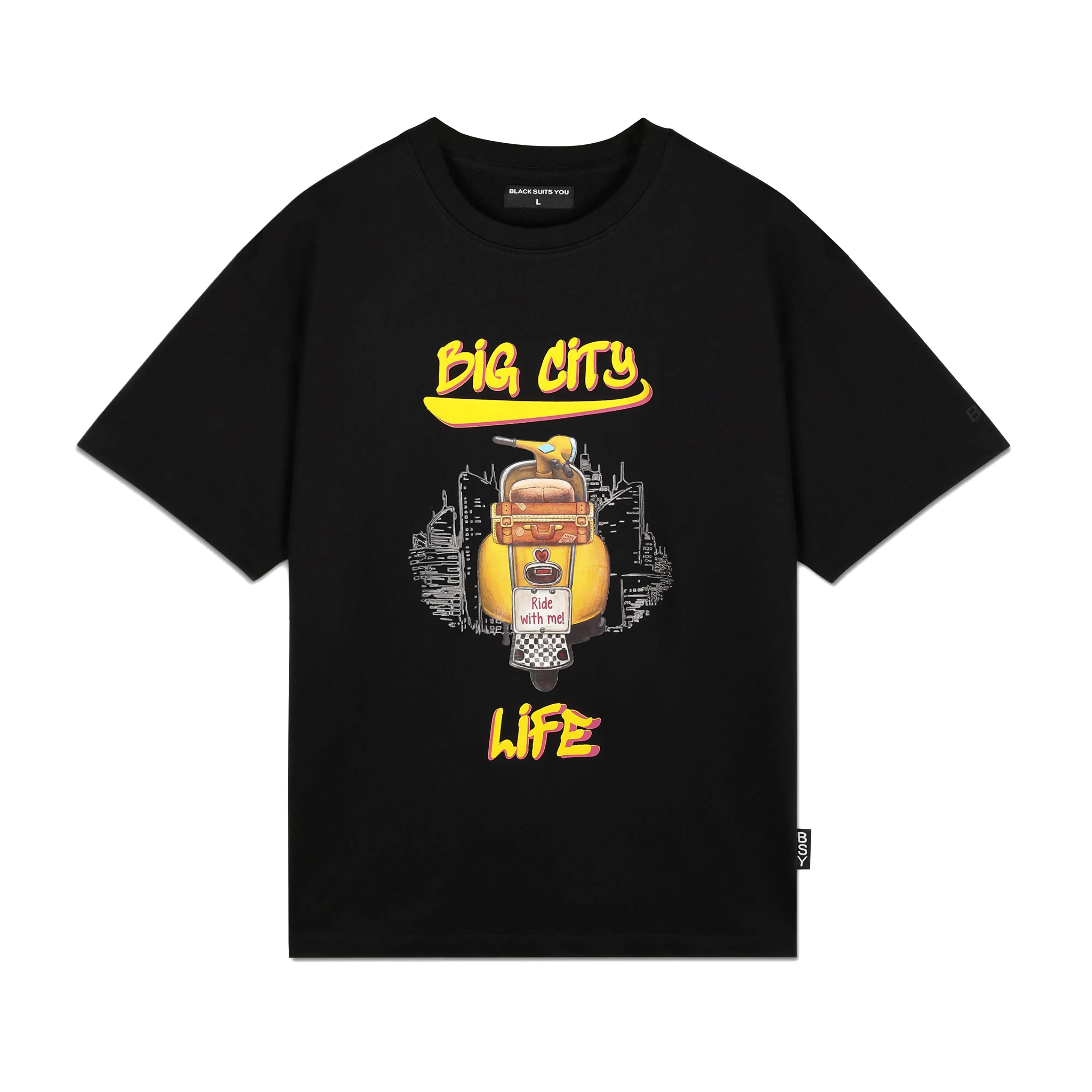 YELLOW VESPA T-SHIRT