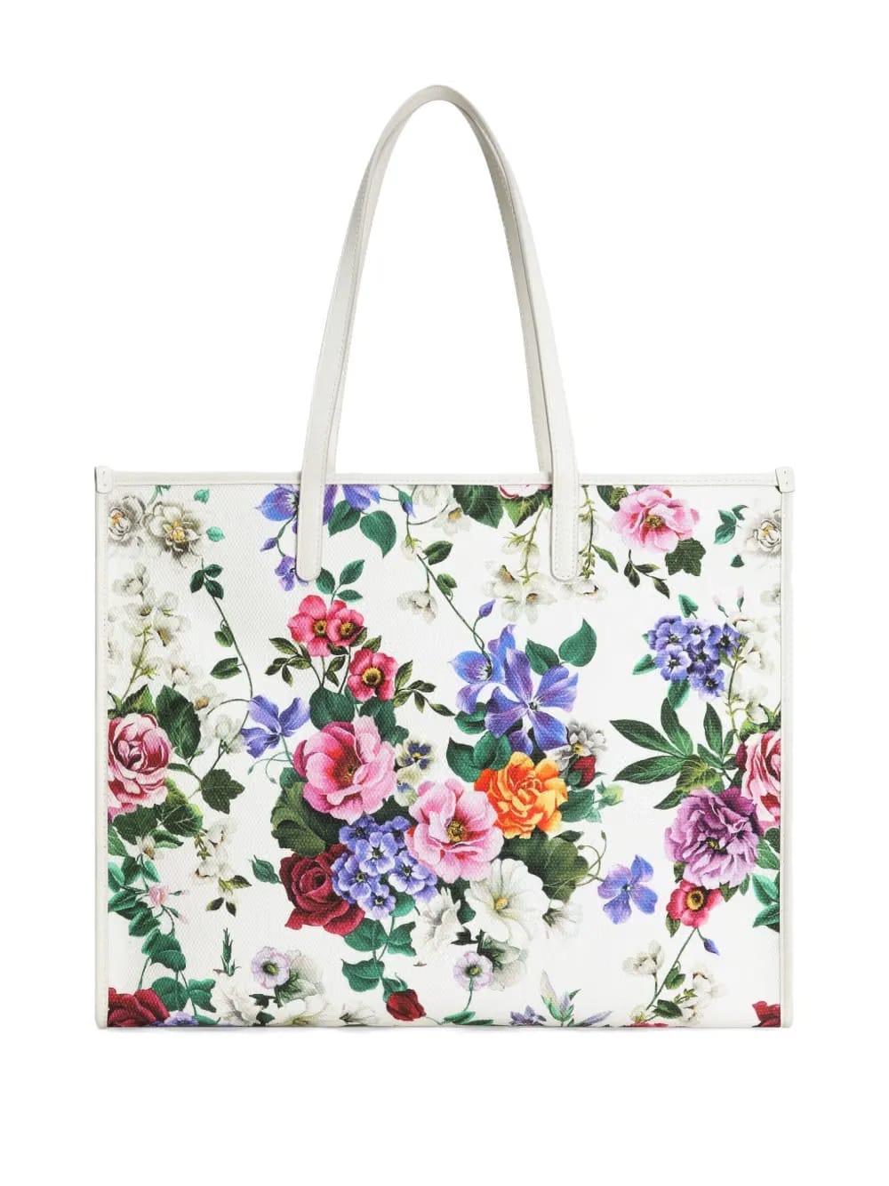 large floral-print shoulder bag