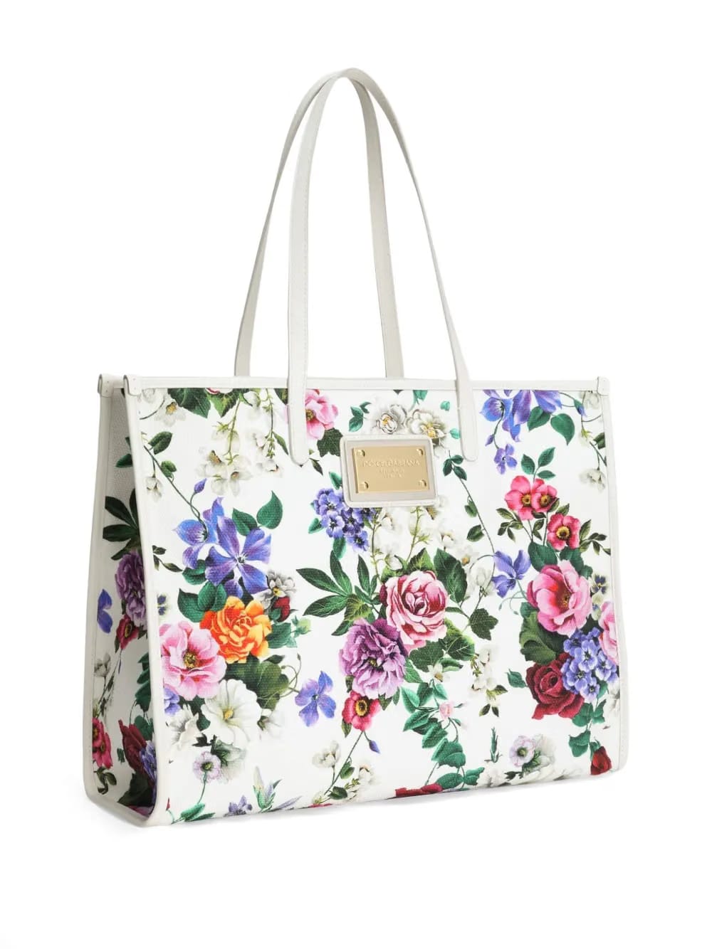 large floral-print shoulder bag