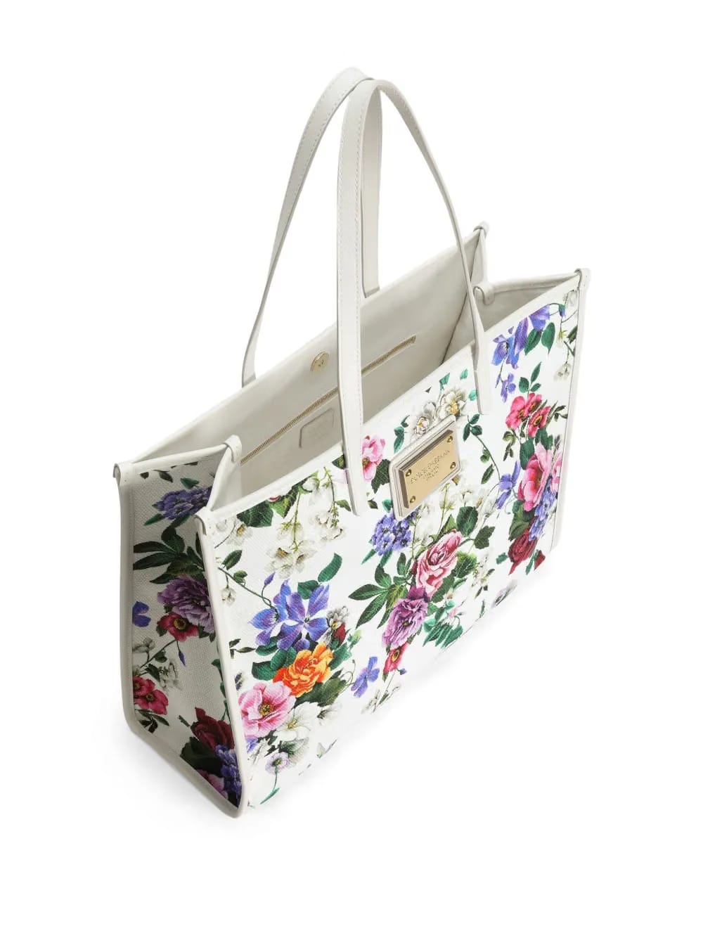 large floral-print shoulder bag