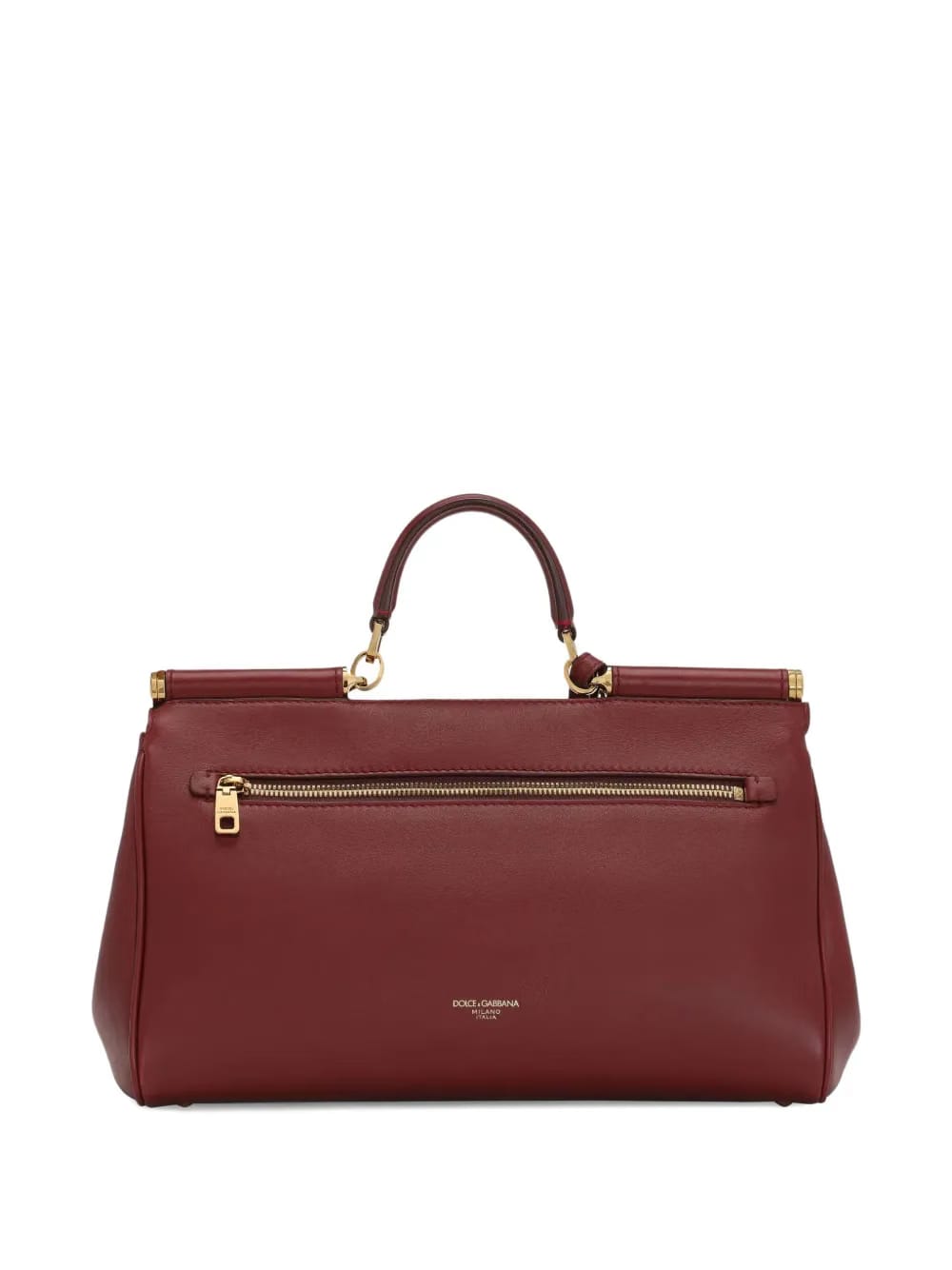 My Sicily lock-charm leather tote bag
