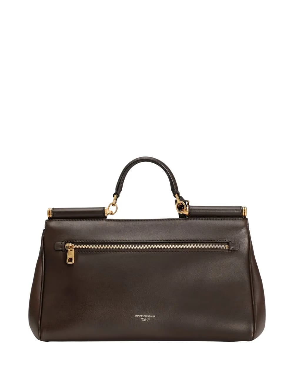 My Sicily lock-charm leather tote bag