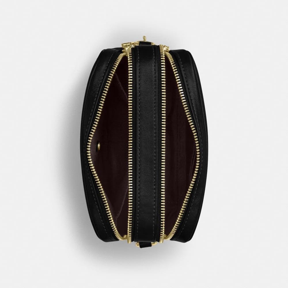 Coach Mini Carey Crossbody Bag Gold Black