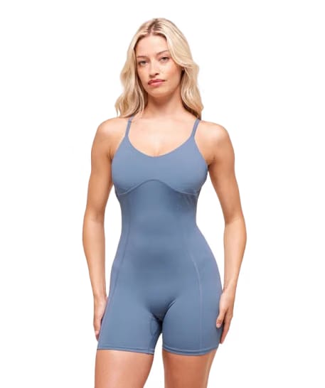 Women's Gymshark Strappy All In One Worn Blue