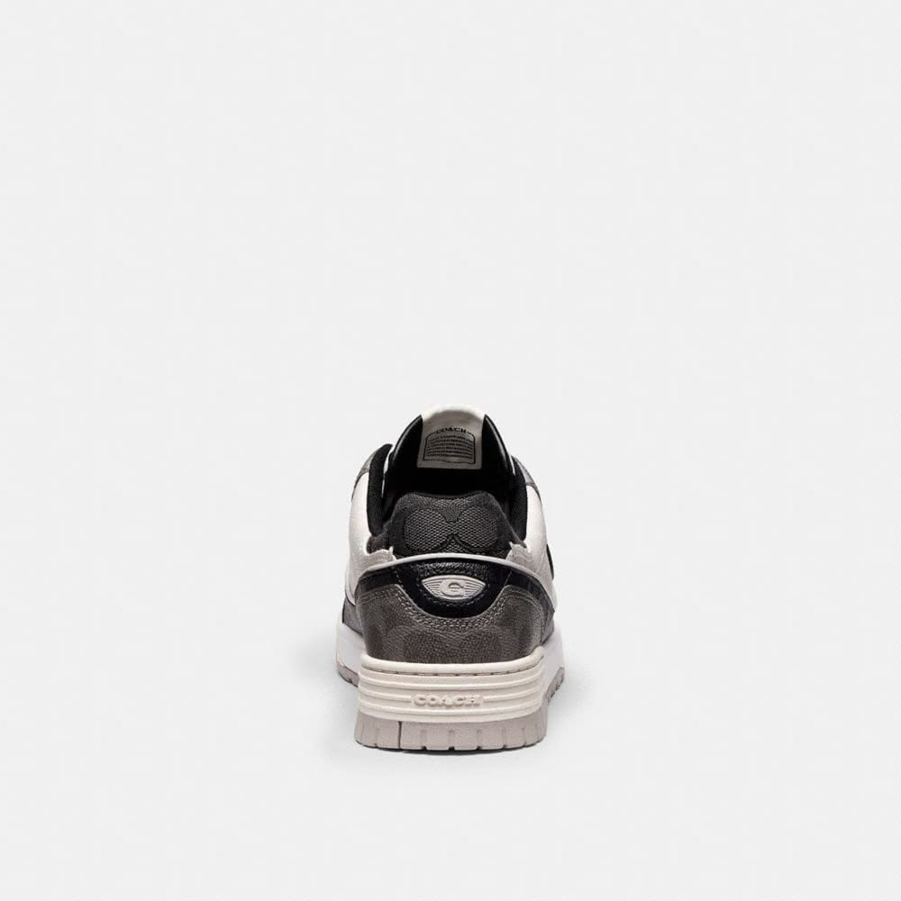 Men's Coach Soho Sneaker In Mixed Signature Black Chalk