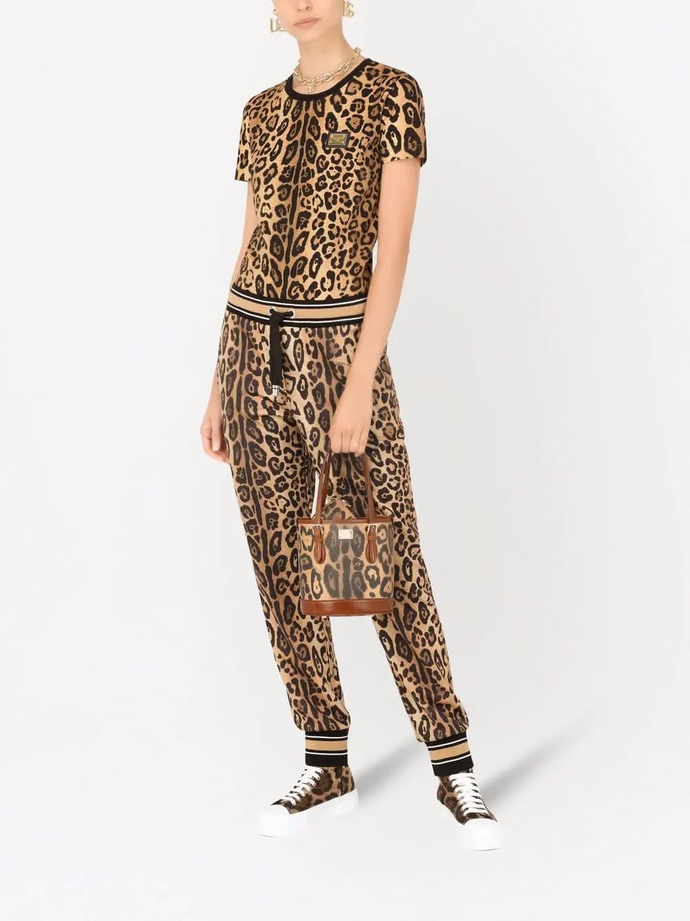 small Crespo leopard-print bucket bag