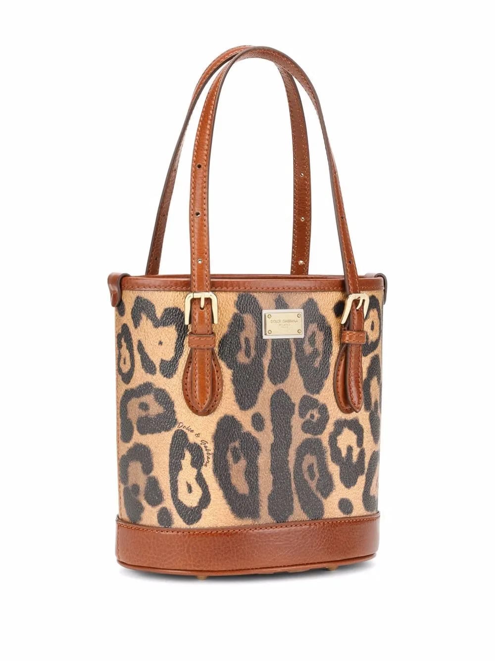 small Crespo leopard-print bucket bag