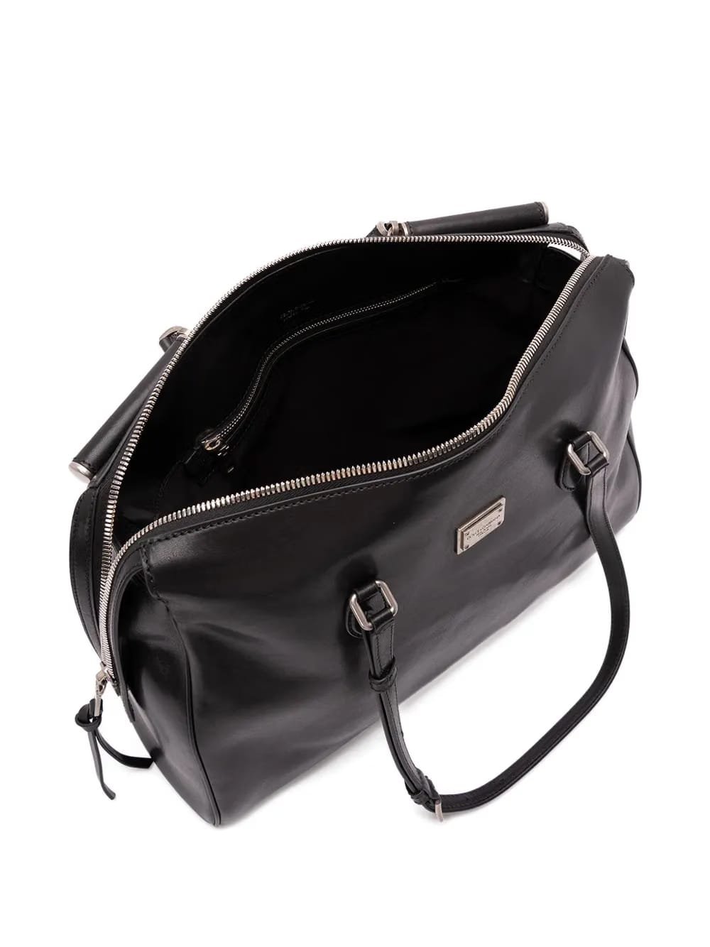 Vittoria zip-top leather luggage