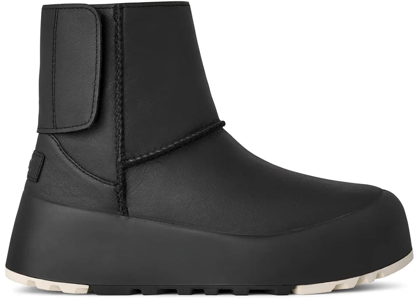 Ugg Classic Streetscape Leather Boot Black Jasmine Womens